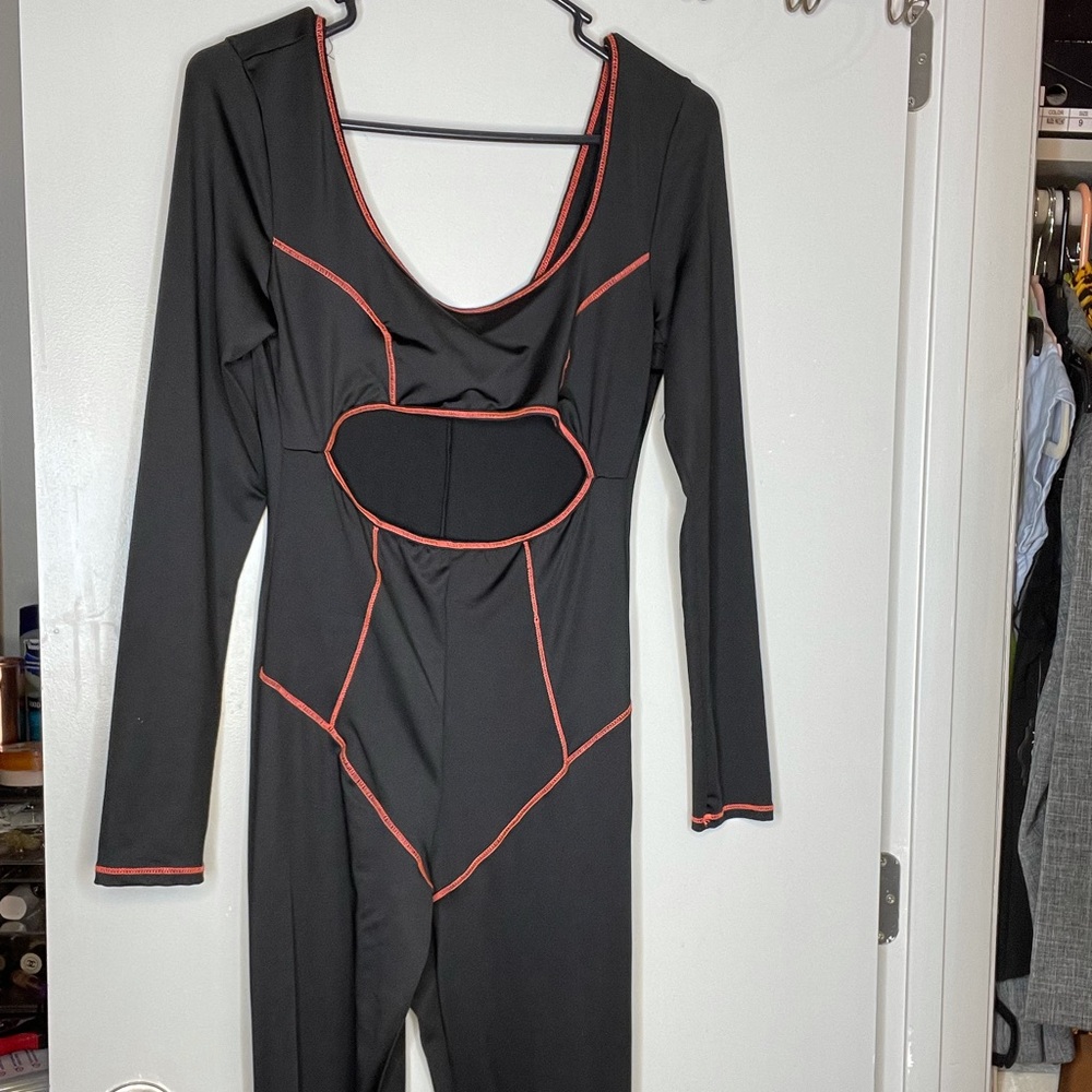 Black Cut out jumpsuit